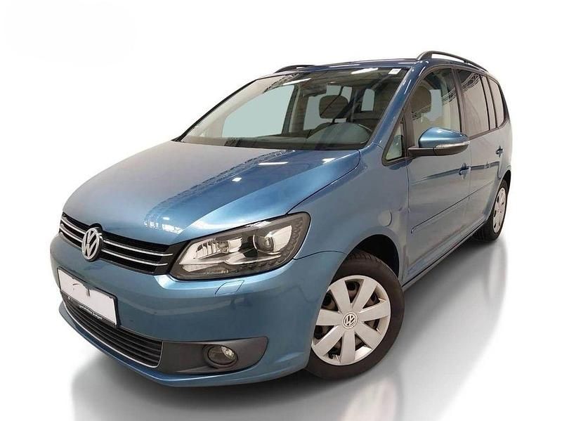 Blau Gebraucht 2015 VW Touran Comfortline Van / Kleinbus | 11.700 € (Superpreis) - Bild 1/4