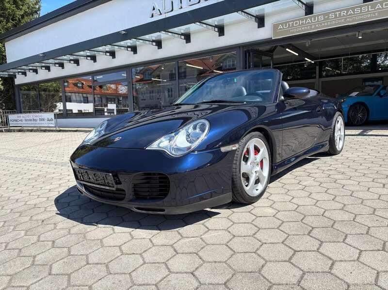 Nachtblaumetallic Gebraucht 2004 Porsche 911 Carrera 4S Cabriolet Cabrio | 48.900 € (Superpreis) - Bild 1/4