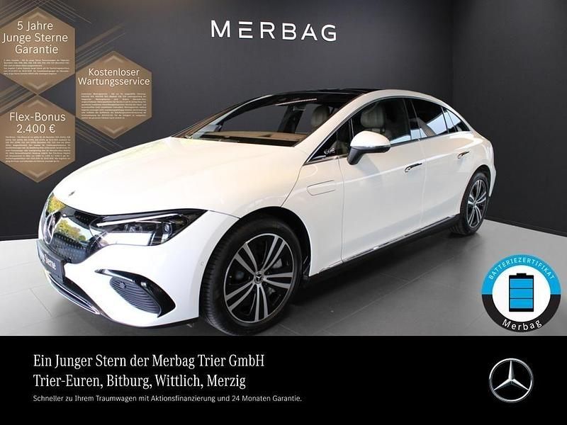 Weiß Gebraucht 2022 Mercedes EQE350 Electric Art Limousine | 42.960 € (Guter Preis) - Bild 1/4