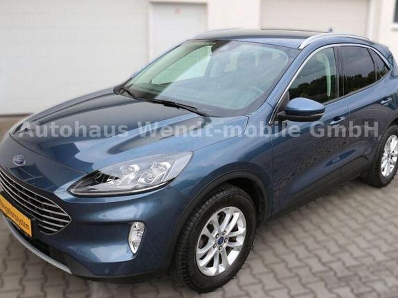 Chrome blue Gebraucht 2021 Ford Kuga Titanium X SUV | 21.290 € (Fairer Preis) - Bild 1/4