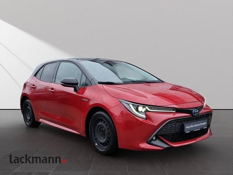Gebraucht Toyota Corolla 122 PS (89 kW) 2020 3u5)/ black mica (209) (rot Limousine