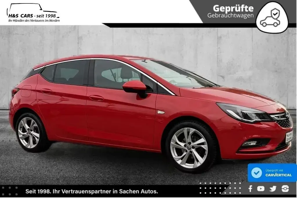 Gebraucht Opel Astra 150 PS (110 kW) 2015 Rot Limousine