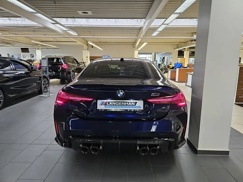 Ny BMW M4 Competition Edition 530 HK (389 kW) 2026 Blå