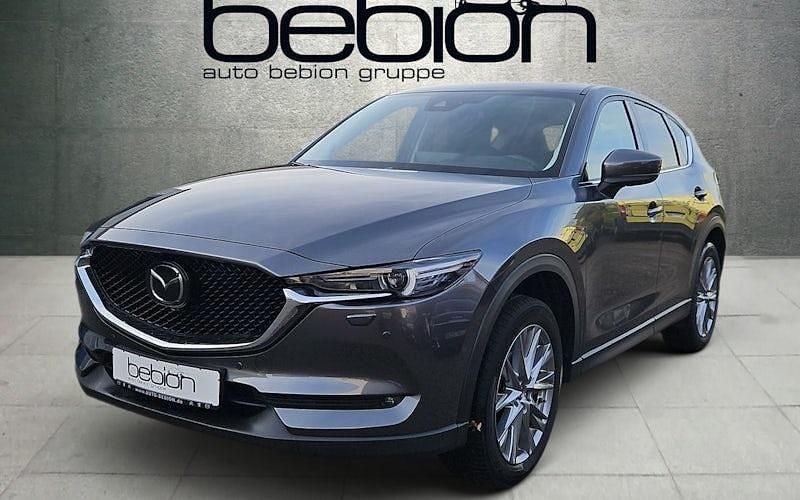 Matrixgrau metallic Gebraucht 2021 Mazda CX-5 Sports-Line SUV | 26.980 € (Fairer Preis) - Bild 1/4