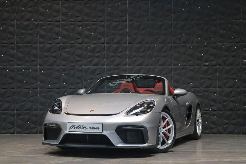 Silber Gebraucht 2019 Porsche 718 Spyder Cabrio | 114.900 € (Fairer Preis) - Bild 1/4