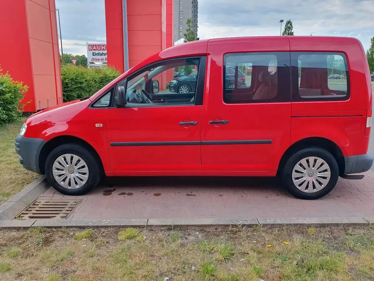 Gebraucht VW Caddy 109 PS (80 kW) 2007 Rot Van / Kleinbus