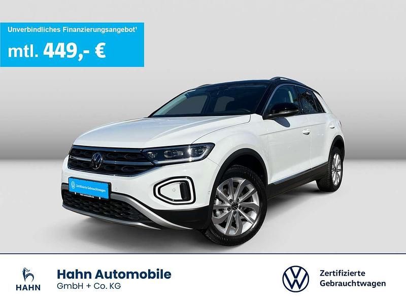 Pure white Gebraucht 2024 VW T-Roc Style SUV | 27.649 € (Guter Preis) - Bild 1/3