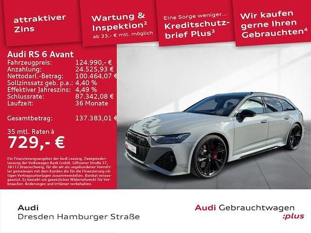 Gebraucht Audi RS6 Ambiente 600 PS (441 kW) 2025 Nardograu Kombi