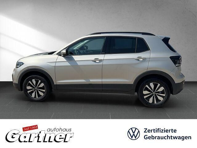 Gebraucht VW T-Cross Move 110 PS (80 kW) 2023 Silber (ivory silver metallic) SUV