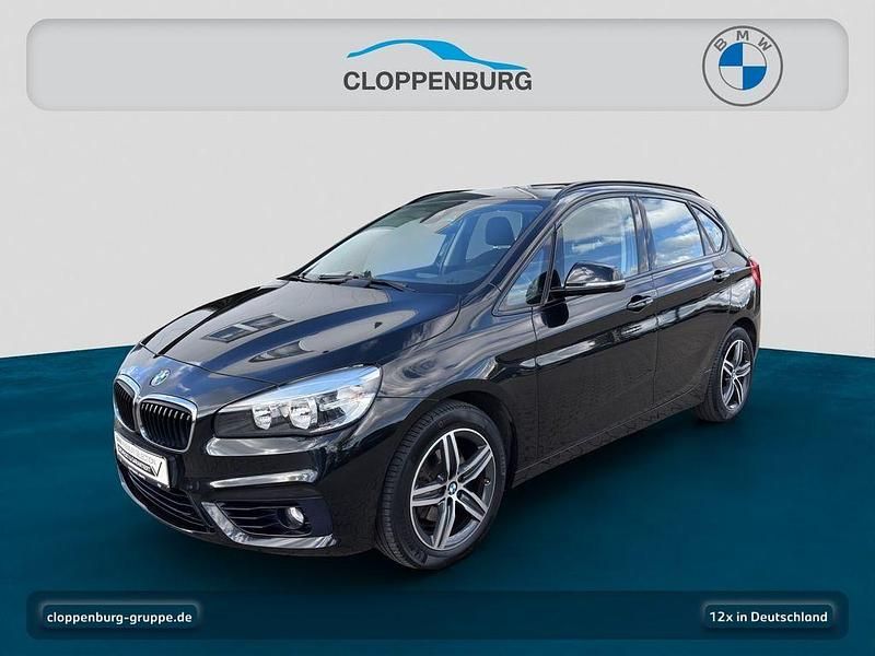 Schwarz Gebraucht 2014 BMW 218 Active Tourer Sport Line Van / Kleinbus | 13.890 € (Fairer Preis) - Bild 1/4