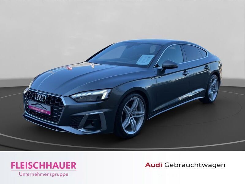 Grau Gebraucht 2022 Audi A5 Sportback S-Line Limousine | 35.890 € (Guter Preis) - Bild 1/4