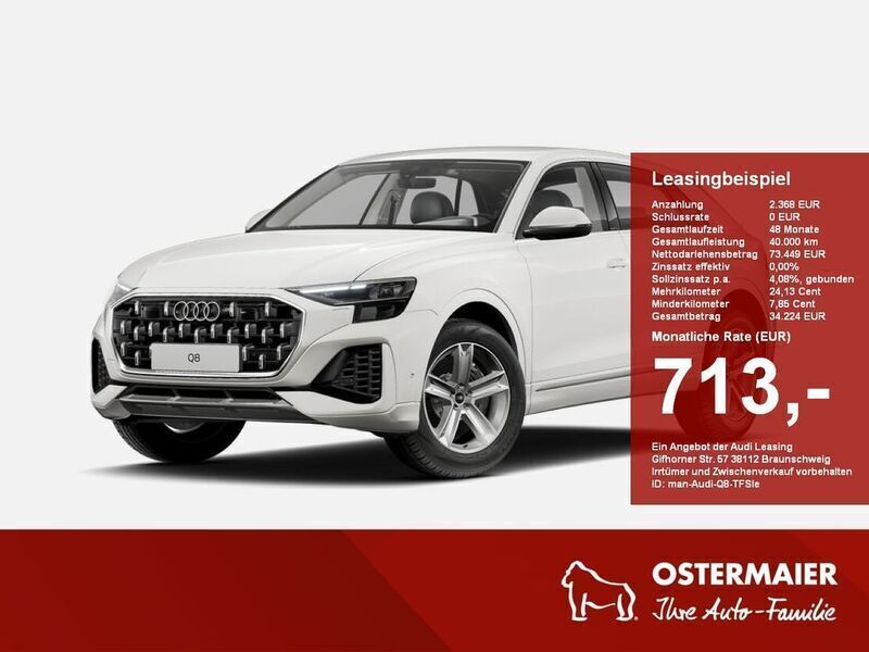 Weiß Neu 2025 Audi Q8 SUV | 74.990 € - Bild 1/4