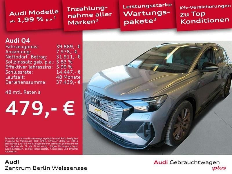 Taifungrau metallic Gebraucht 2022 Audi e-tron SUV | 39.889 € (Guter Preis) - Bild 1/4