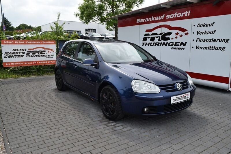 Blau Gebraucht 2006 VW Golf V Goal Limousine | 1.490 € (Superpreis) - Bild 1/4