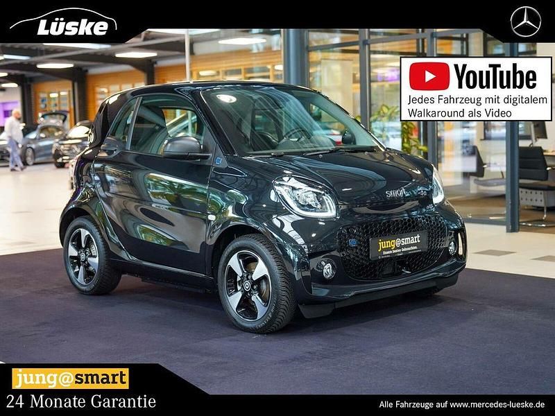 Schwarz Gebraucht 2023 Smart ForTwo Electric Drive Exclusive Coupé | 15.900 € (Fairer Preis) - Bild 1/4