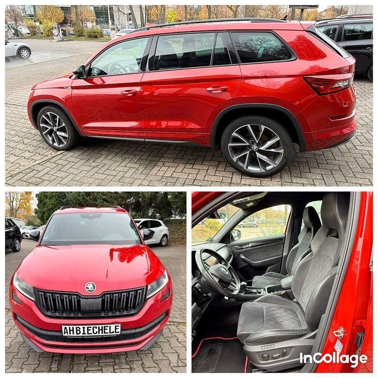 Rot Gebraucht 2018 Skoda Kodiaq SportLine SUV | 24.989 € (Fairer Preis) - Bild 1/4