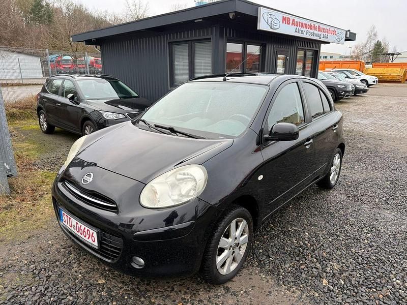 Gebraucht Nissan Micra Acenta 80 PS (58 kW) 2011 Schwarz Kleinwagen