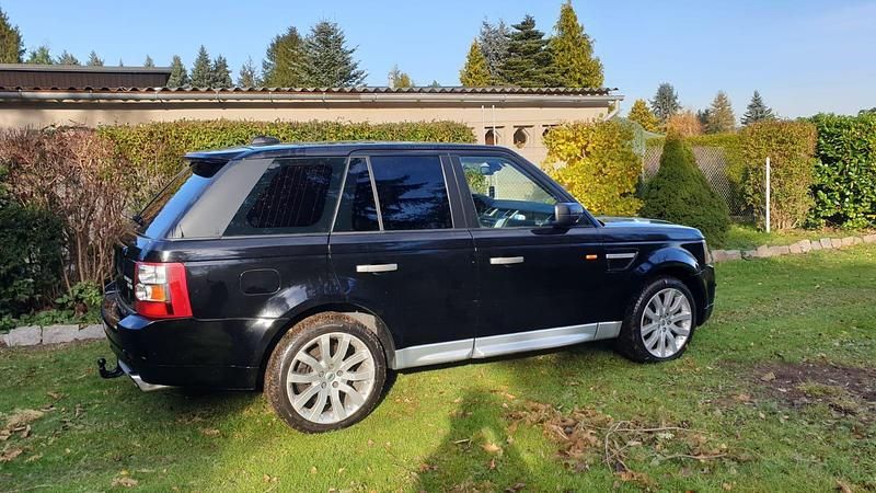 Schwarz Gebraucht 2008 Land Rover Range Rover Sport SUV | 9.000 € - Bild 1/4