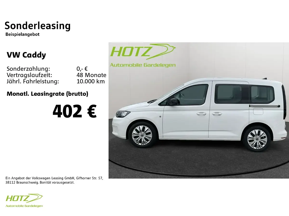Gebraucht VW Caddy Basis 122 PS (89 kW) 2022 Van / Kleinbus