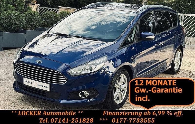 Blau Gebraucht 2016 Ford S-MAX Business Edition Van / Kleinbus | 15.950 € (Fairer Preis) - Bild 1/4