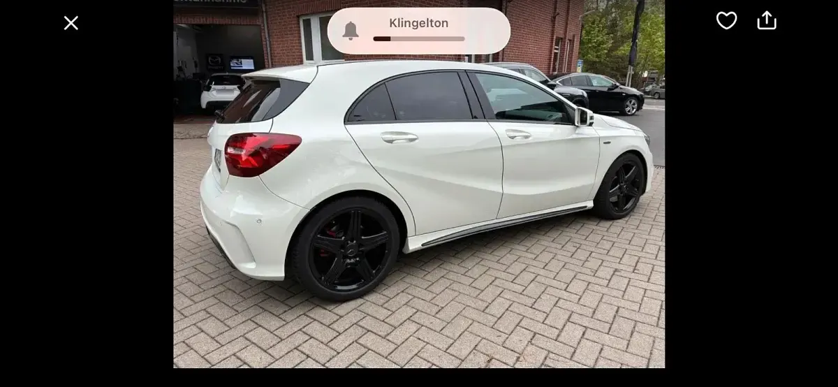 Używany Mercedes A250 218 KM (160 kW) 2016 Biały Sedan/Limuzyna