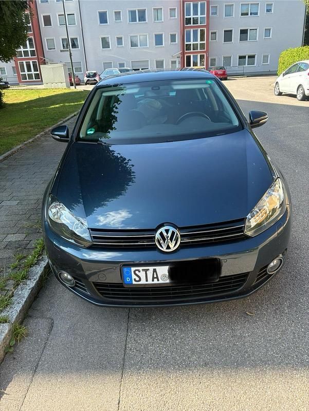 Blau Gebraucht 2010 VW Golf VI Kleinwagen | 3.500 € (Superpreis) - Bild 1/4