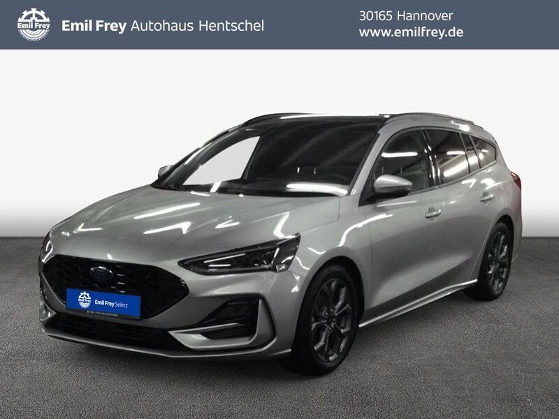 Moondust silver (metallic) Gebraucht 2023 Ford Focus ST-Line Kombi | 24.700 € (Guter Preis) - Bild 1/4