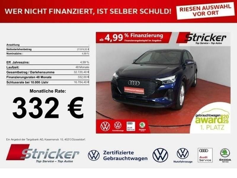 Gebraucht Audi e-tron Sportback 150 kW (204 PS) 2022 Navarrablau metallic (metallic) SUV