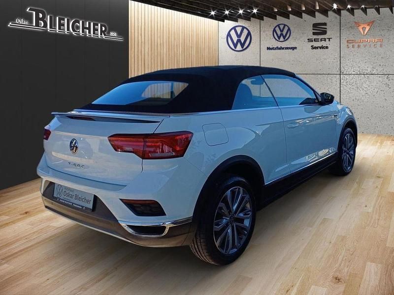 Gebraucht VW T-Roc Cabriolet Active 150 PS (110 kW) 2021 Weiß Cabrio