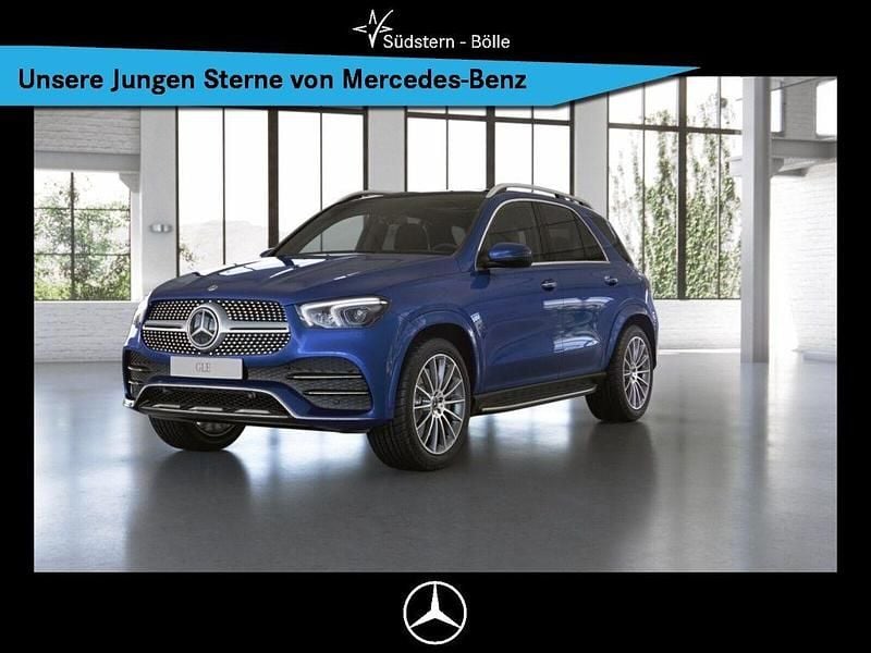 Brillantblau (metallic) Gebraucht 2022 Mercedes GLE350 AMG SUV | 59.420 € (Fairer Preis) - Bild 1/4