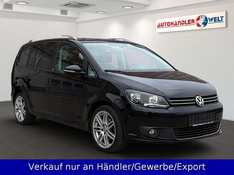Gebraucht VW Touran Style 105 PS (77 kW) 2012 Schwarz Van / Kleinbus