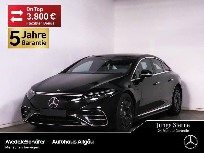 Lack obsidianschwarz Gebraucht 2023 Mercedes EQS580 AMG Line Premium Plus Limousine | 76.970 € (Guter Preis) - Bild 1/4