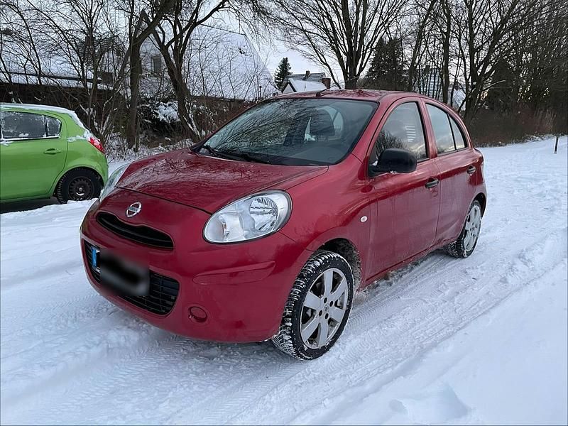 Gebraucht Nissan Micra 80 PS (58 kW) 2013 Rot Kleinwagen