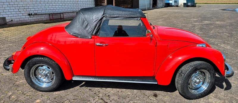 Brugt VW Käfer 34 HK (25 kW) 1974 Rød Cabriolet