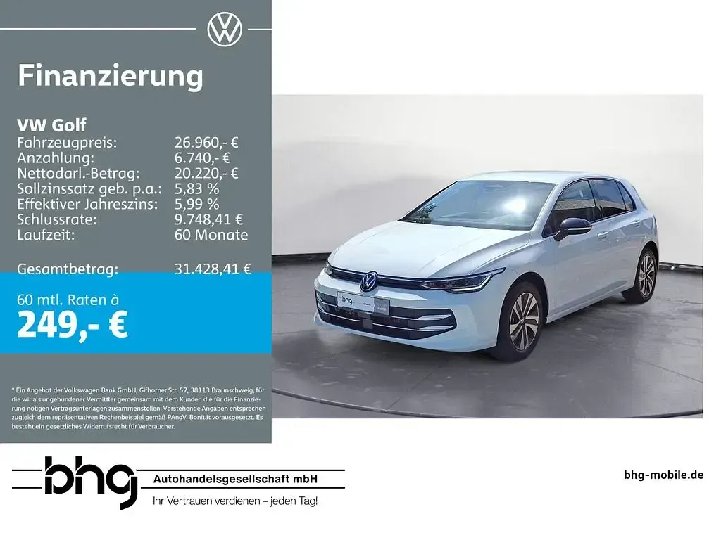 Gebraucht VW Golf VIII Life 150 PS (110 kW) 2025 Limousine