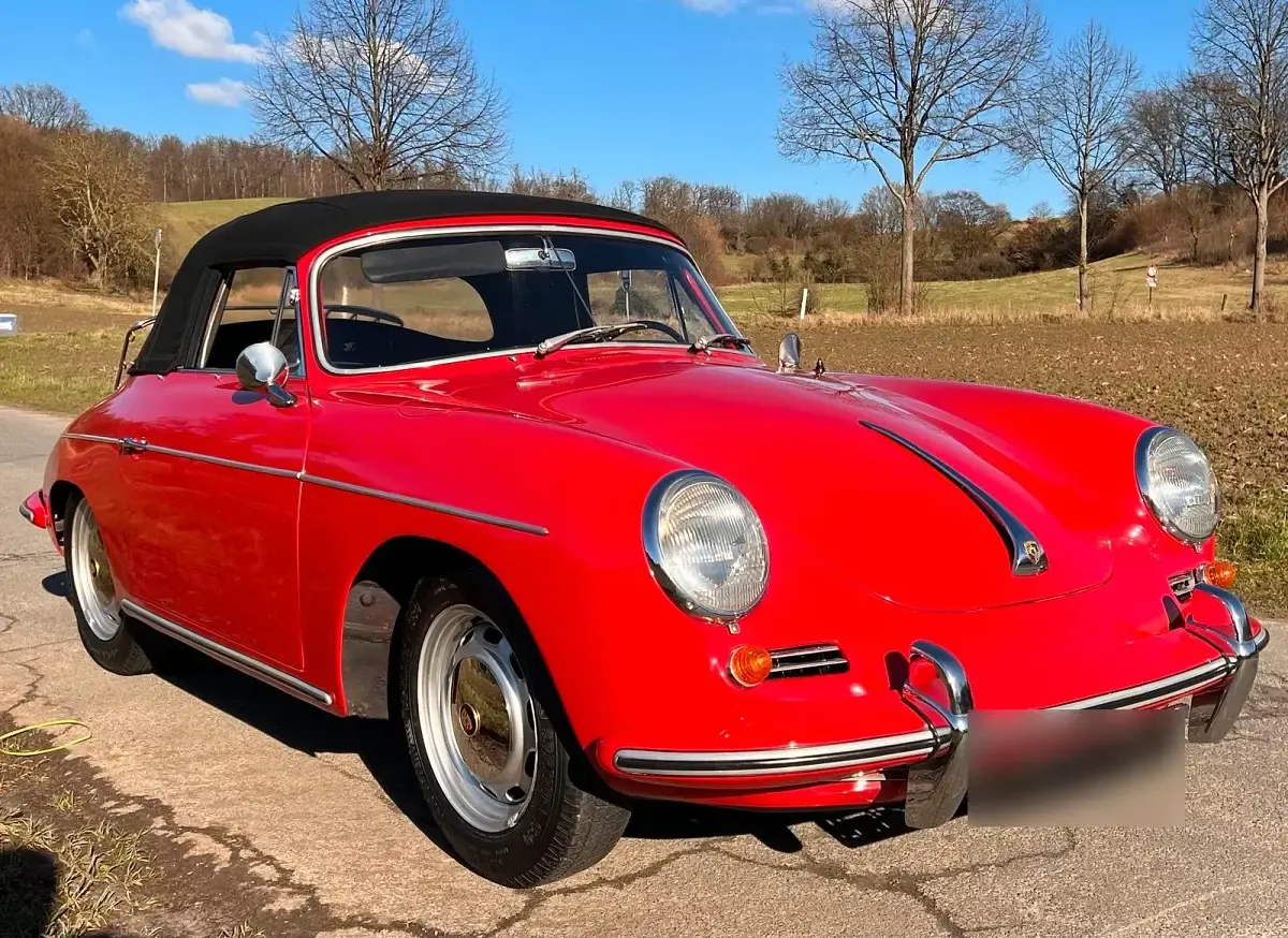 Gebraucht Porsche 356 75 PS (55 kW) 1965 Rot Cabrio