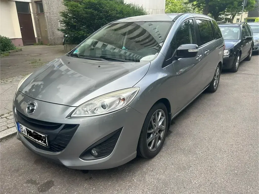 Gebraucht Mazda 5 Sports-Line 116 PS (85 kW) 2013 Grau Van / Kleinbus