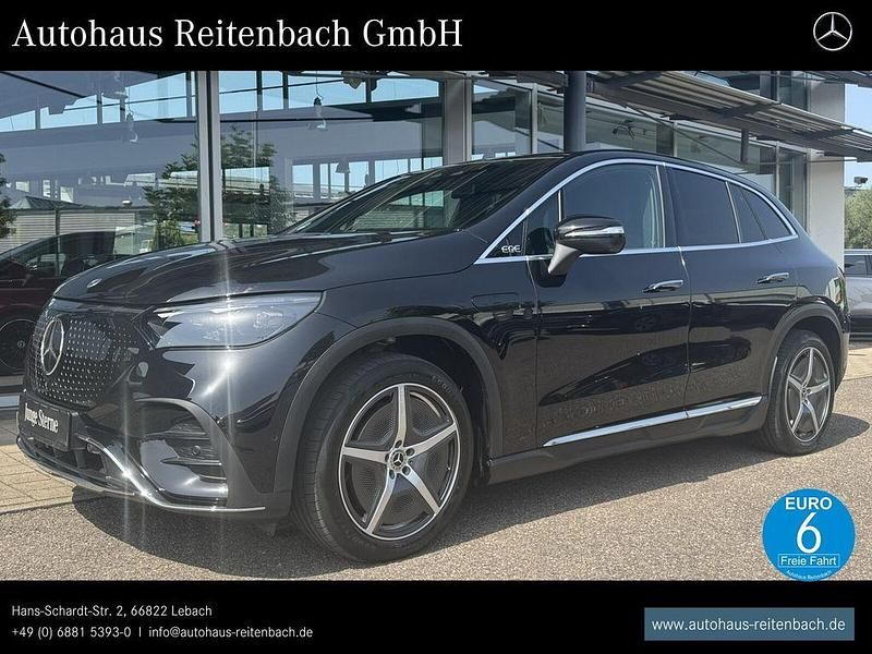 Lack obsidianschwarz Gebraucht 2024 Mercedes EQE500 AMG SUV | 70.999 € (Fairer Preis) - Bild 1/3