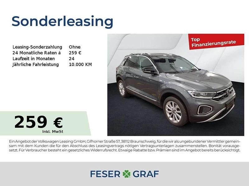 Indiumgrau metallic Gebraucht 2024 VW T-Roc Style SUV | 27.880 € (Guter Preis) - Bild 1/1