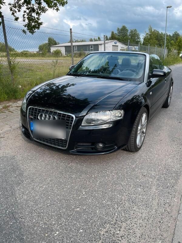 Schwarz Gebraucht 2008 Audi A4 Cabriolet S-Line Cabrio | 6.000 € (Guter Preis) - Bild 1/4