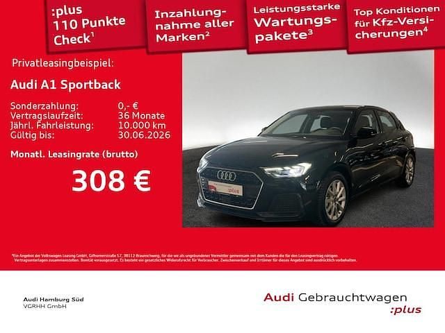 Gebraucht Audi A1 Sportback Advanced 95 PS (69 kW) 2025 Schwarz Kleinwagen