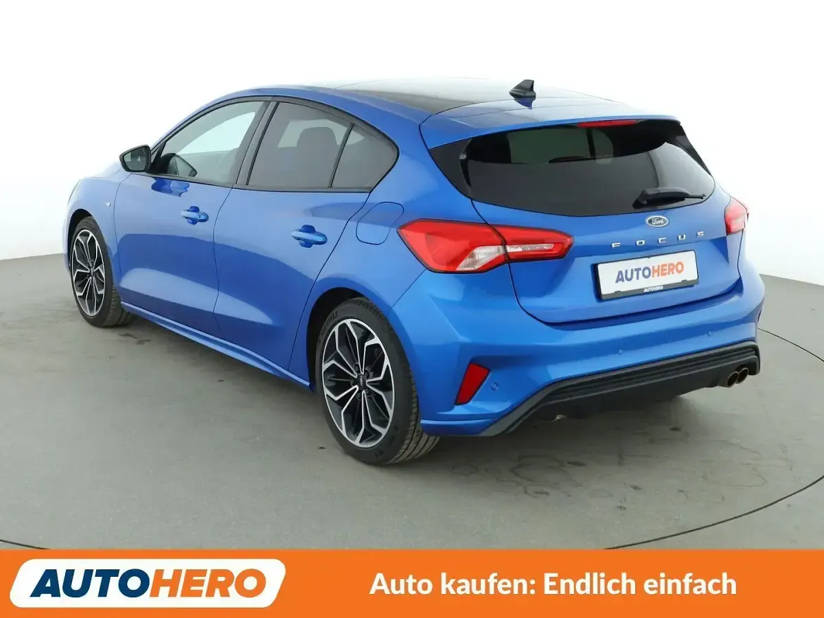 Brugt Ford Focus ST-Line 151 HK (111 kW) 2019 Blå Sedan
