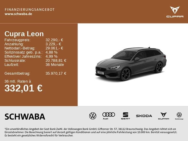 Gebraucht Cupra Leon VZ 310 PS (228 kW) 2023 Graphene grau Kombi