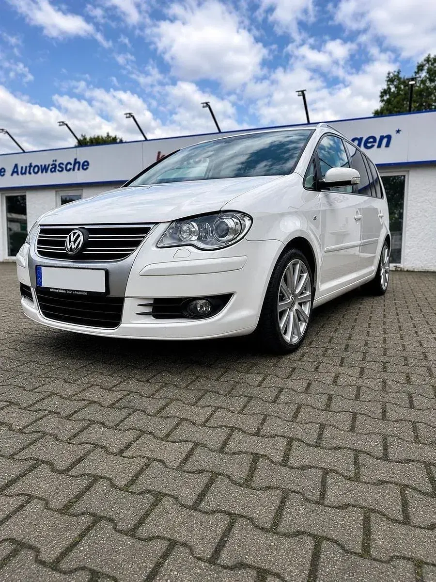 Gebraucht VW Touran R-line Edition 170 PS (125 kW) 2009 Weiß Van / Kleinbus