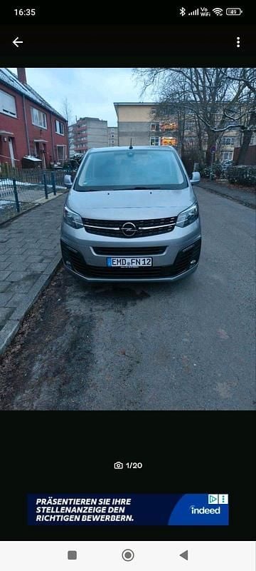 Gebraucht Opel Zafira Life Selection 150 PS (110 kW) 2019 Silber Van / Kleinbus
