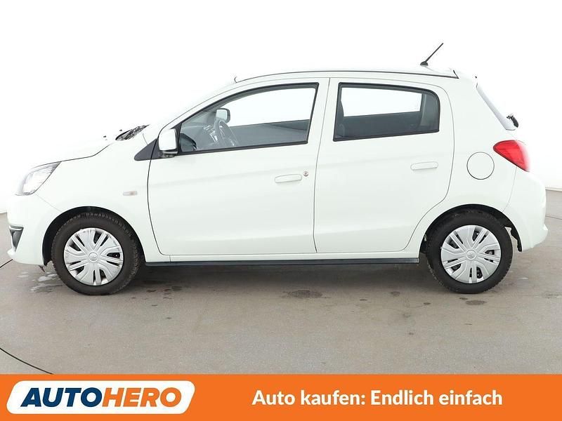 Gebraucht Mitsubishi Space Star Basis 71 PS (52 kW) 2019 Weiß Kleinwagen
