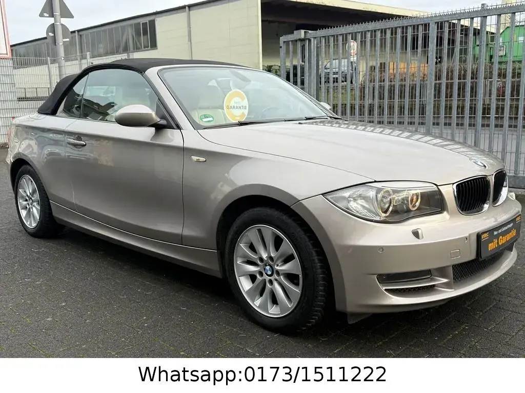 Gebraucht BMW 120 Cabriolet Efficient Dynamics 177 PS (130 kW) 2008 Silber Cabrio
