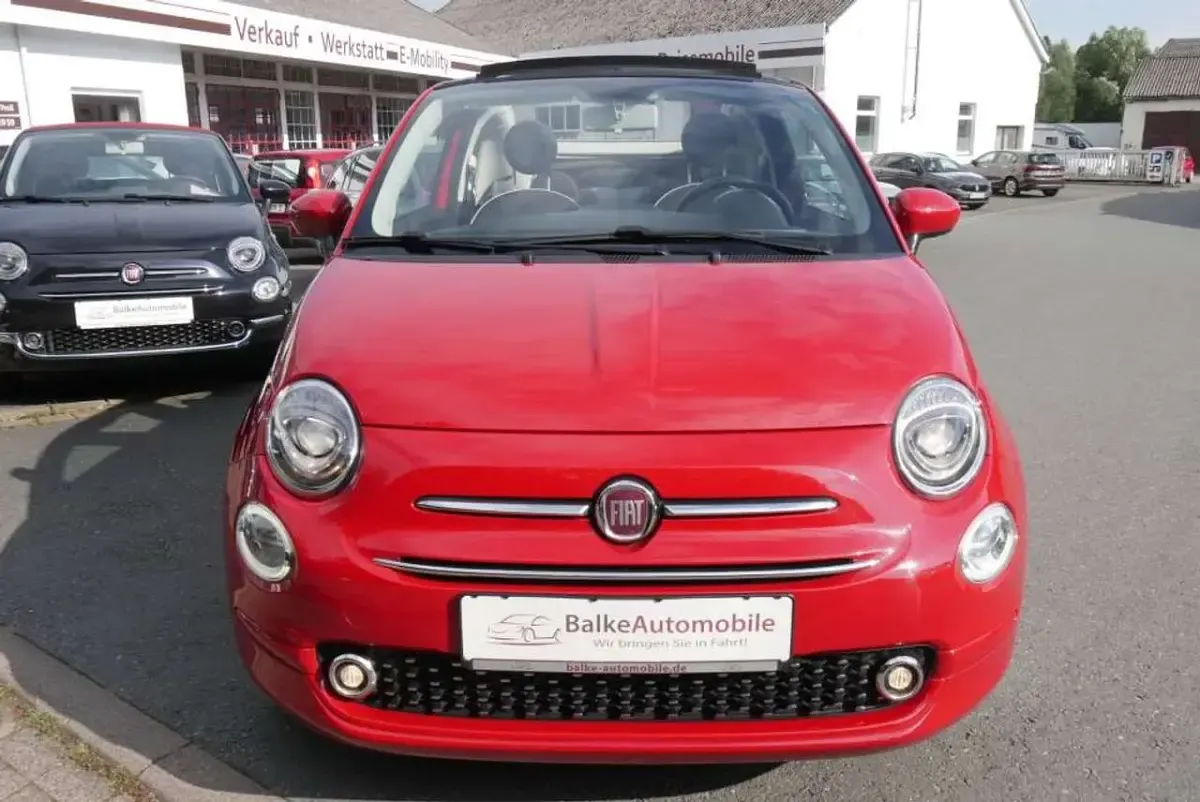 Gebraucht Fiat 500C Lounge 69 PS (50 kW) 2018 Passione rot Cabrio