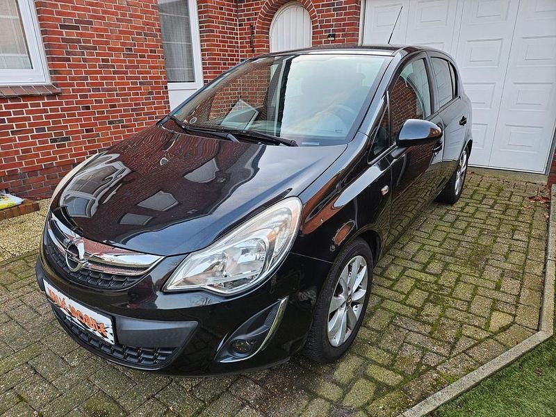 Schwarz Gebraucht 2012 Opel Corsa Edition Limousine | 1.599 € (Superpreis) - Bild 1/4