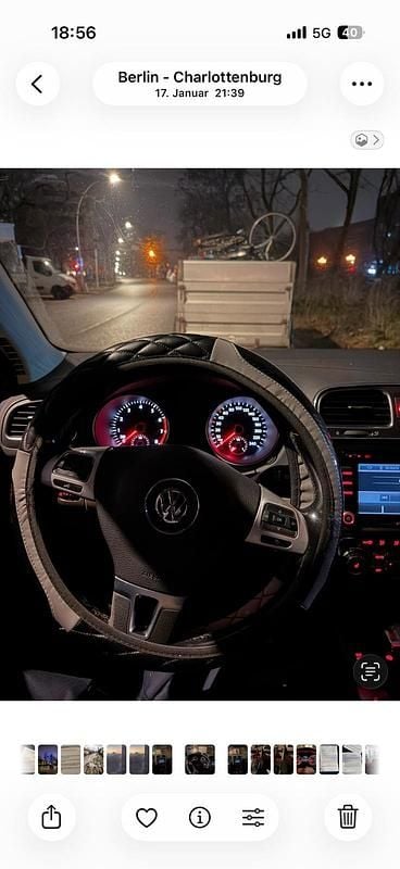 Gebraucht VW Golf V 122 PS (89 kW) 2009 Blau Kombi